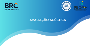 Avaliação Acústica 2 Avaliação Acústica 2